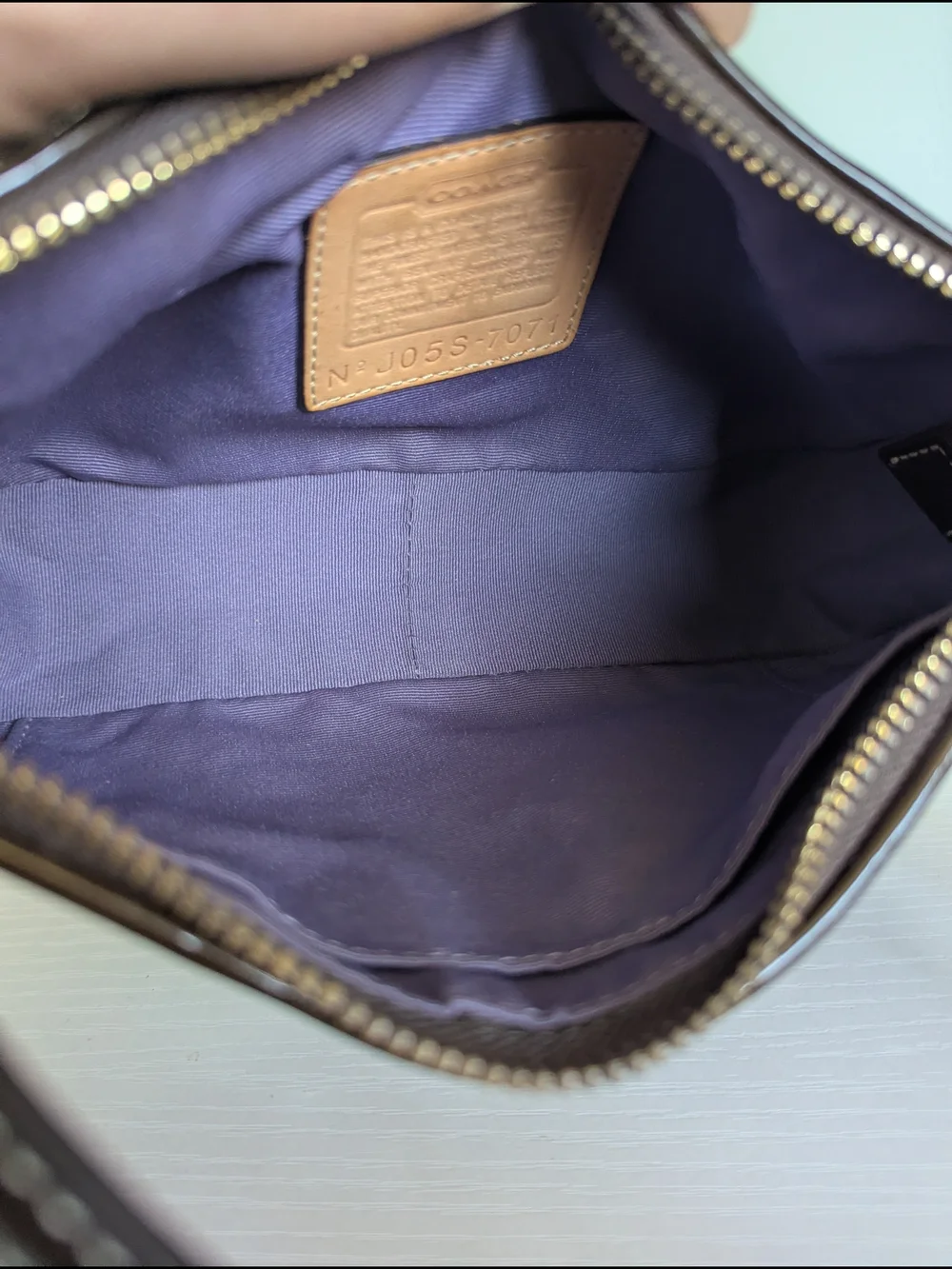 Vintage Coach Signature Patchwork Demi Bag
